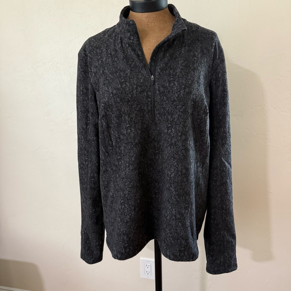 Spyder Active Pulliver Jacket XXL Black 1/4 Zip Logo black gray Athleisure​​